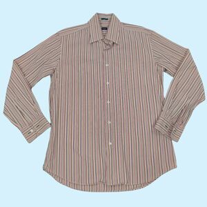 Paul Smith Striped Multicolor Long Sleeve Button Front Shirt‎ Men's 16 41
